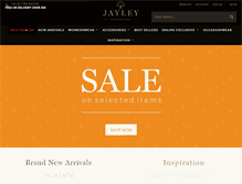 Tablet Screenshot of jayley.com